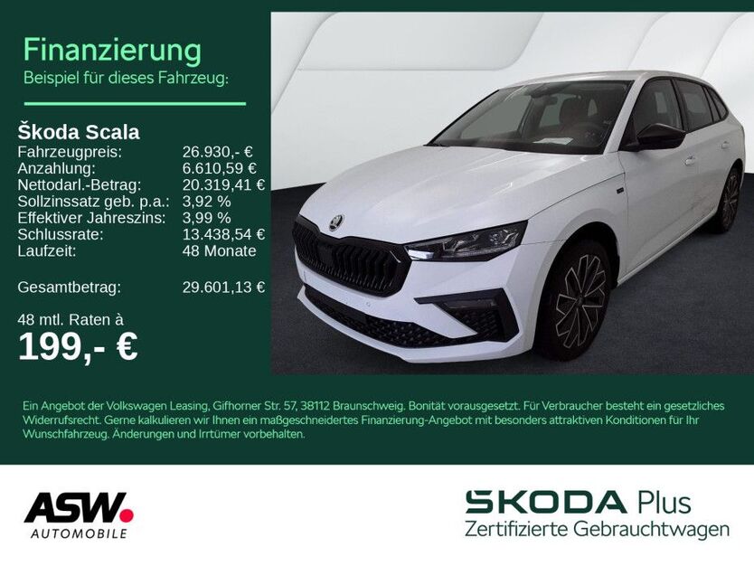 Skoda Scala 25.500 km 26.930 € Bad Rappenau 74906