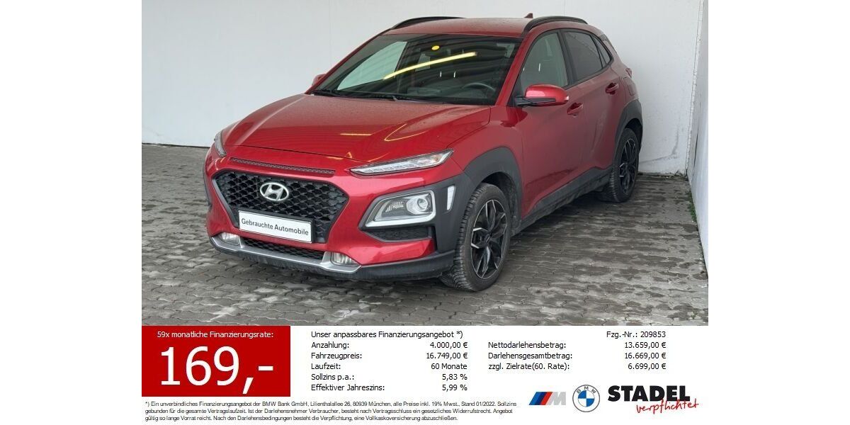 Hyundai KONA 67.642 km 16.379 &euro; Heilbronn 74074