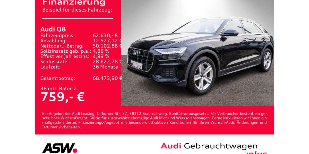 Audi Q8 106.700 km 60.830 &euro; Heilbronn 74074