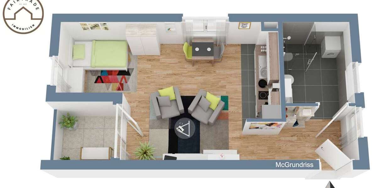 Wohnung zum Kaufen in Heilbronn 95.000 € 40 m² 1.5 zimmer