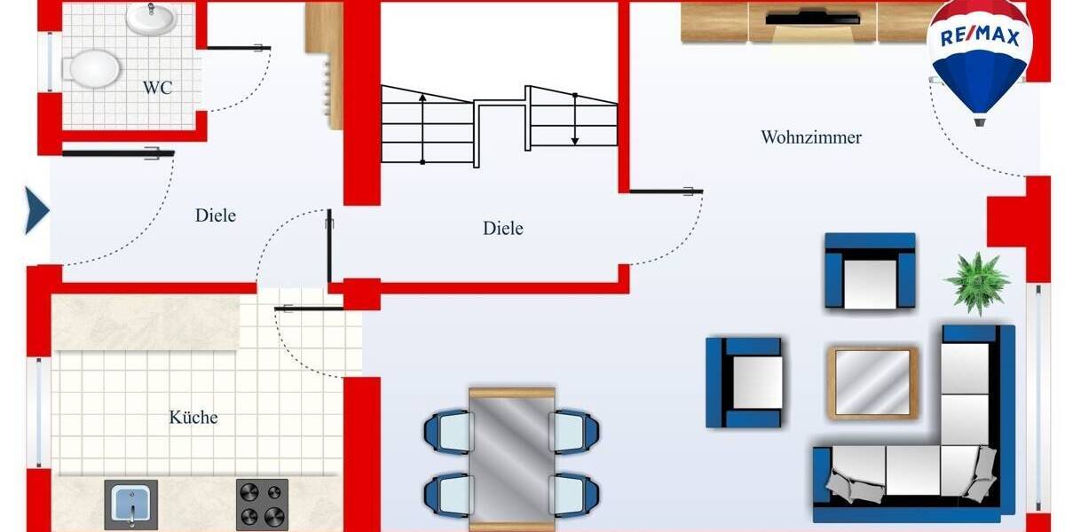 Reihenmittelhaus Markgröningen - 4 Zimmer, 102 m&sup2;, 459.000&euro; | Angebot:26154566