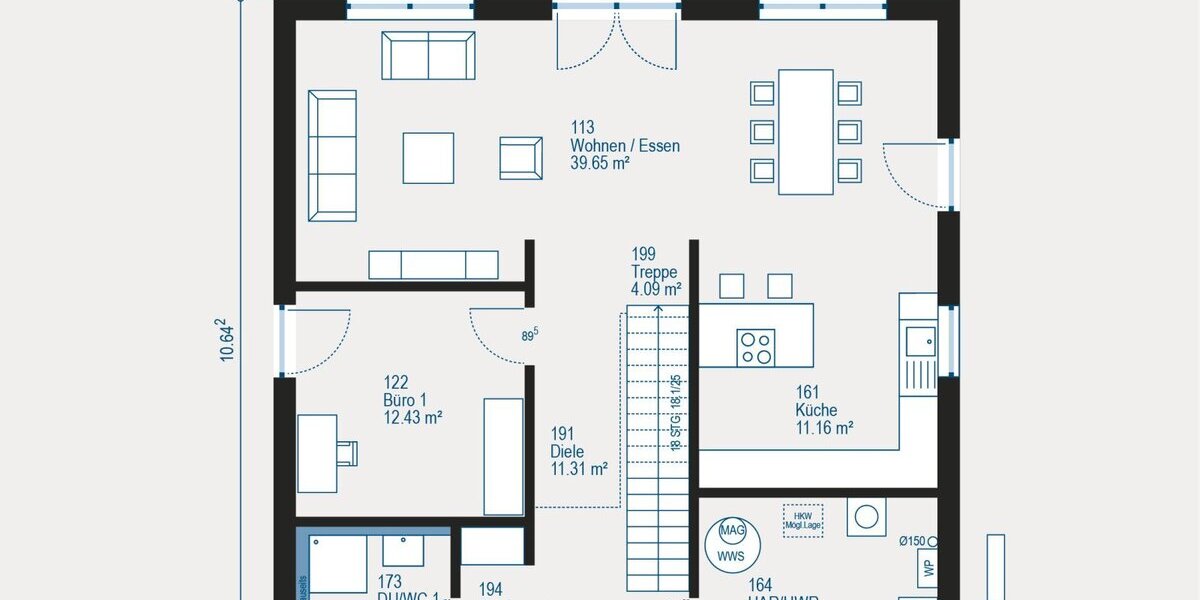 Modernes Einfamilienhaus in ruhiger Lage - Ihr neues Zuhause in Bad Friedrichshall-Hagenbach - Einfamilienhaus Bad Friedrichshall Habenbach | Angebot:27478321