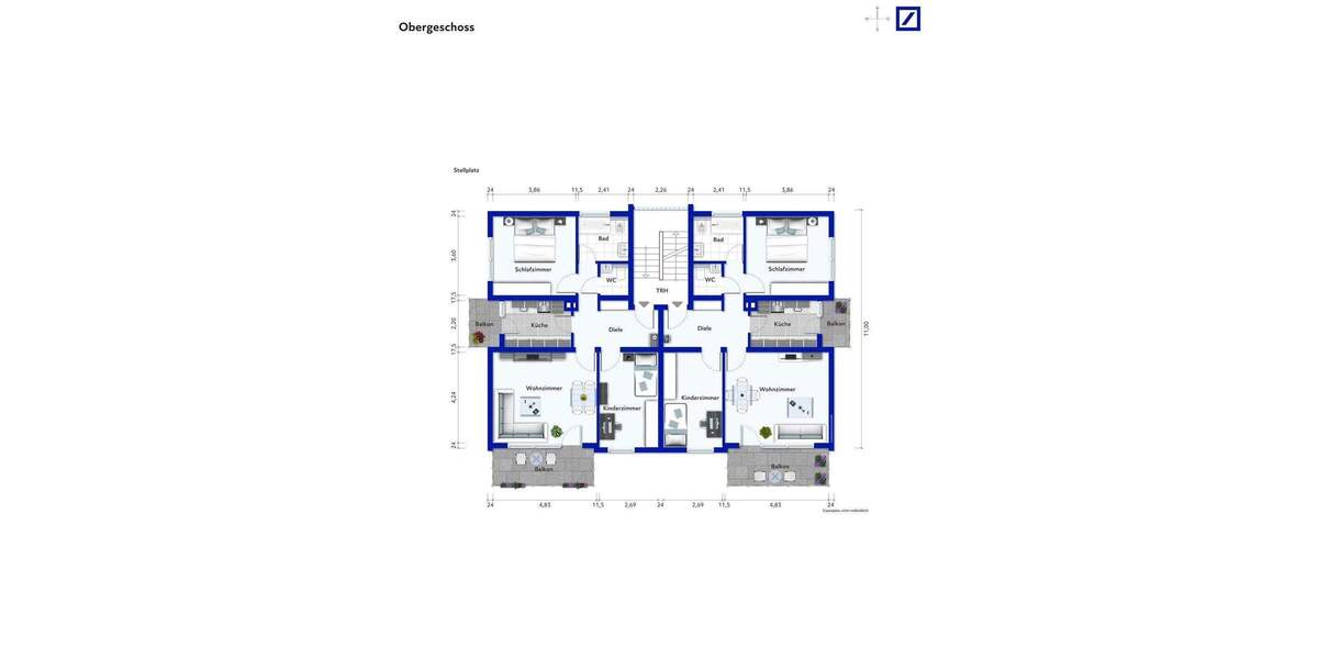 Vielfältig nutzbares 4-Familienhaus in gefragter Lage von Ludwigsburg-Pflugfelden 1 zimmer