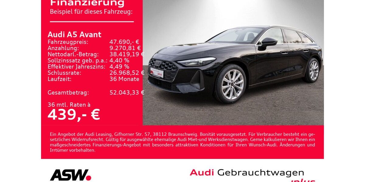 Audi A5 28.500 km 47.690 &euro; Heilbronn 74074