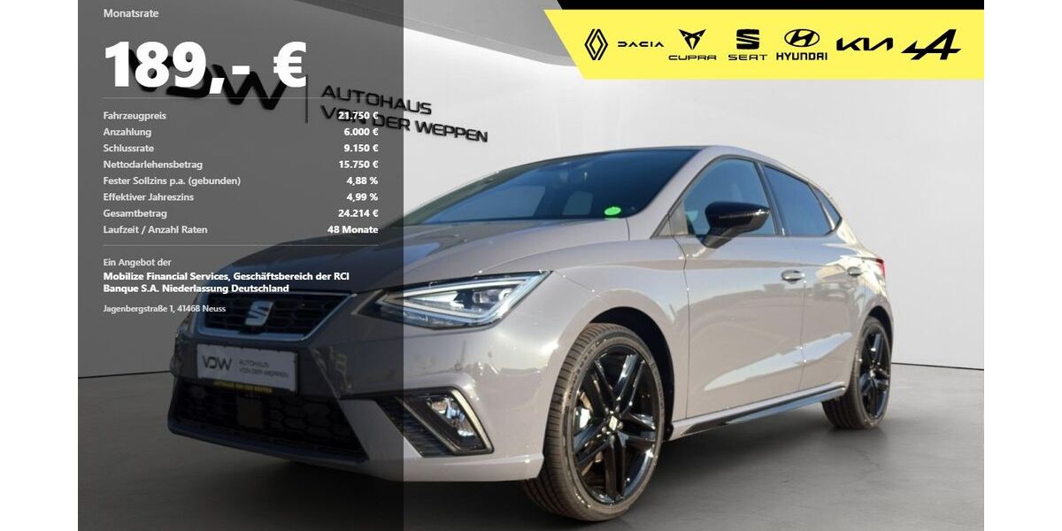 Seat Ibiza 10.000 km 21.750 &euro; Mosbach 74821