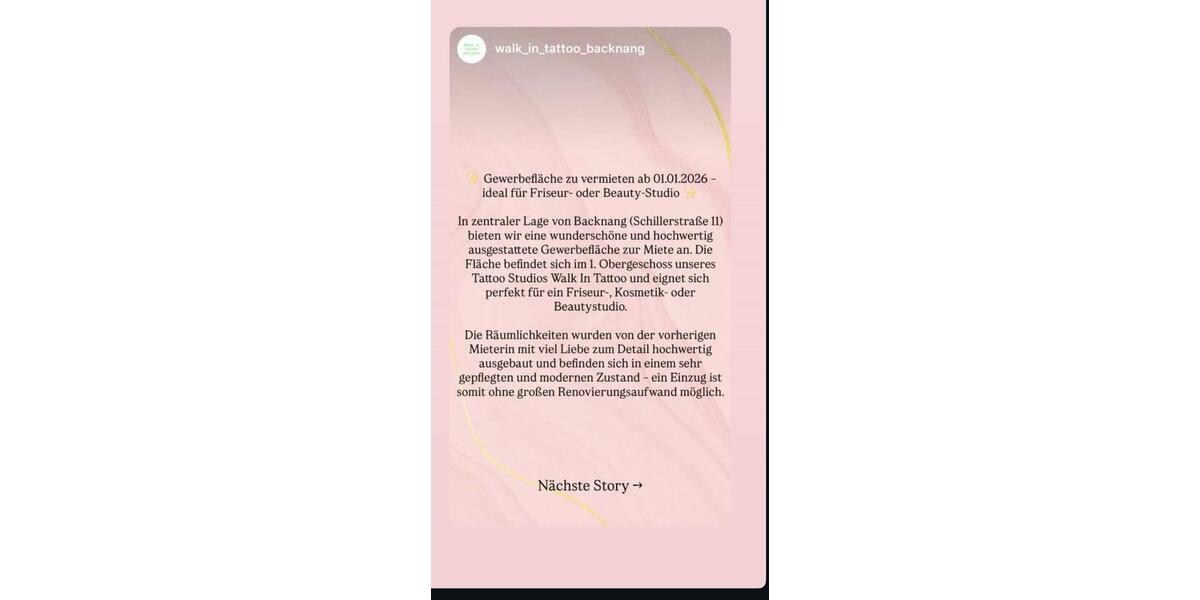 Gewerbefläche im Herzen von Backnang zimmer