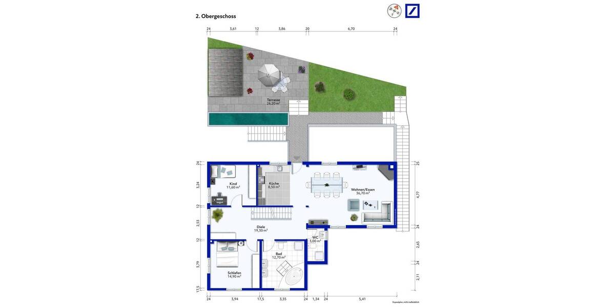 Mehrfamilienhaus, Wohnhaus Bietigheim-Bissingen Untermberg - 8 Zimmer, 216 m&sup2;, 529.000&euro; | Angebot:26920799