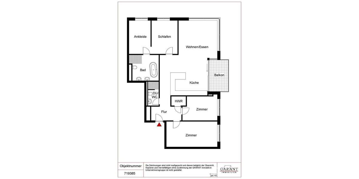 Etagenwohnung Heilbronn Kernstadt - 4 Zimmer, 124 m&sup2;, 2.150&euro; | Angebot:25335832