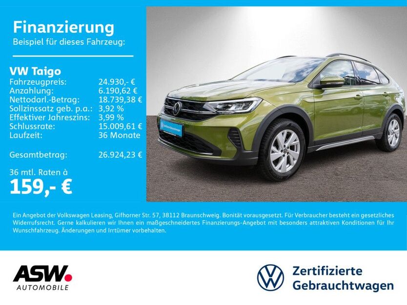 VW Taigo 9.400 km 23.860 € Neckarsulm 74172