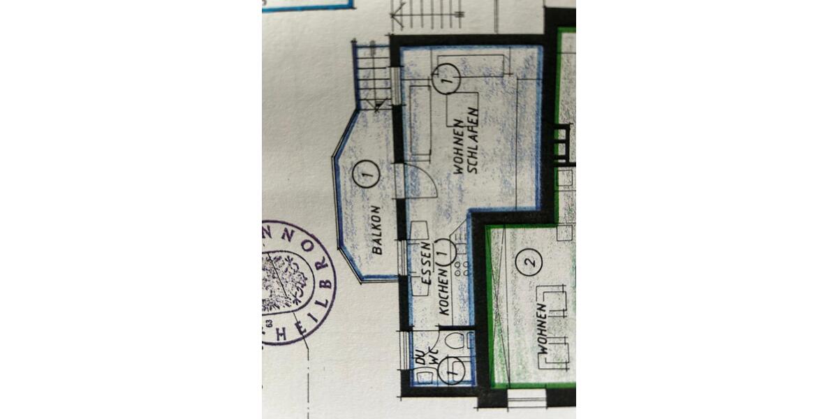 Erdgeschoßwohnung Heilbronn - 1 Zimmer, 27 m&sup2;, 125.000&euro; | Angebot:26165657
