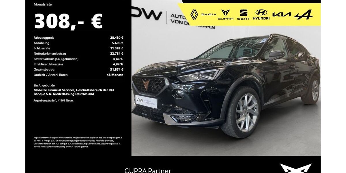 Cupra Formentor 22.900 km 28.480 &euro; Heilbronn 74076