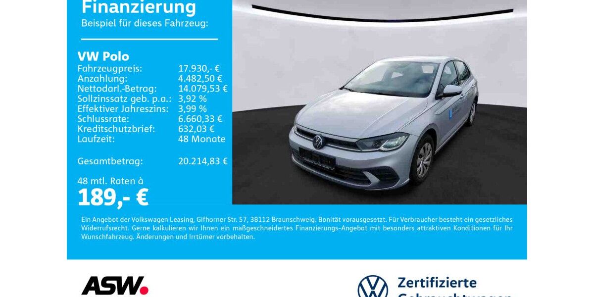 VW Polo 13.900 km 17.930 &euro; Neckarsulm 74172