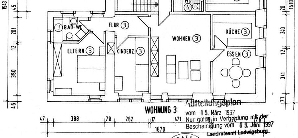 Wohnen in einem Schloss | 4-Zimmer-Altbauwohnung 4 zimmer
