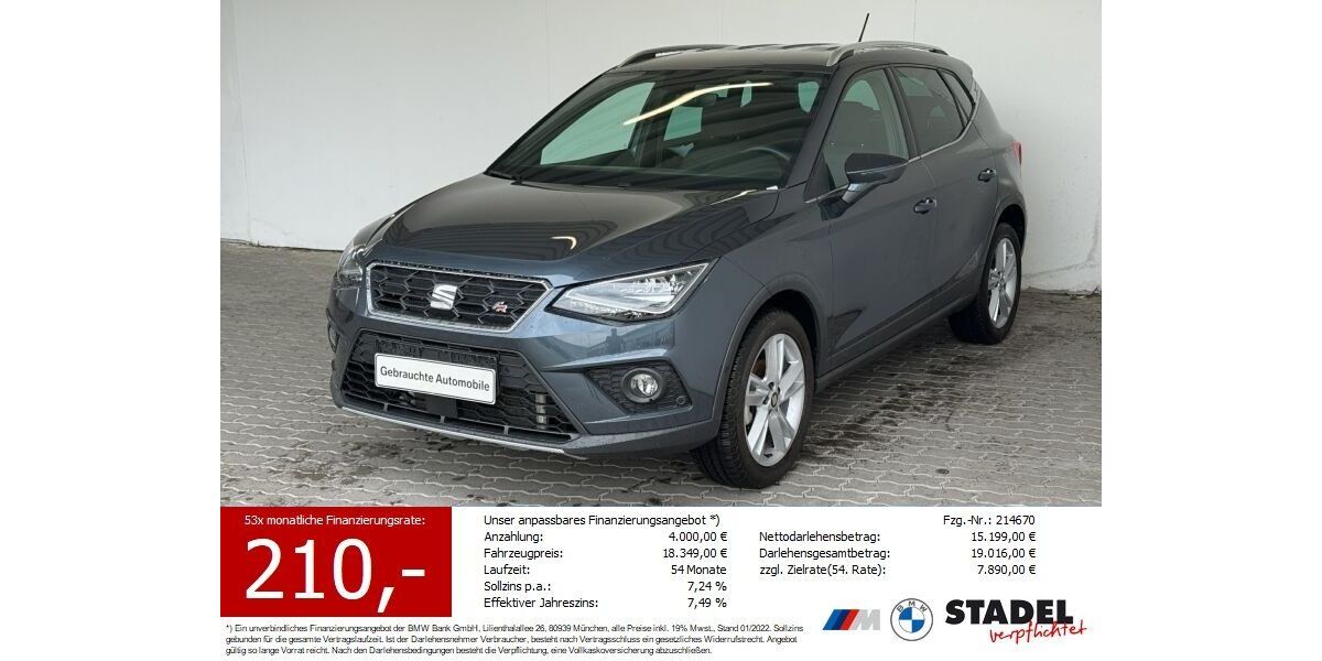 Seat Arona 19.800 km 16.888 &euro; Heilbronn 74074