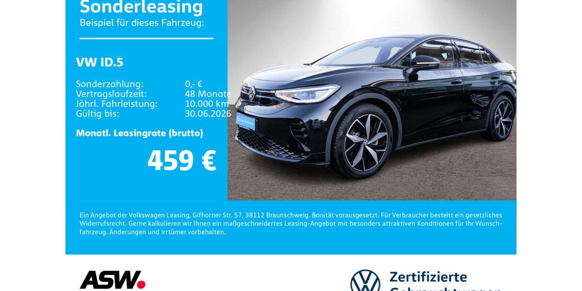 VW ID.5 29.990 km 43.330 &euro; Neckarsulm 74172