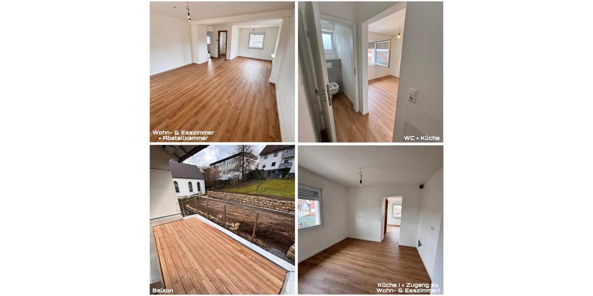 Etagenwohnung Kirchberg an der Murr - 4 Zimmer, 100 m&sup2;, 1.400&euro; | Angebot:26047566