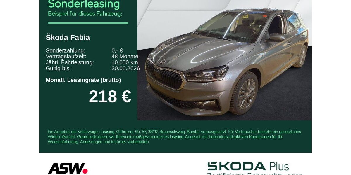 Skoda Fabia 16.900 km 21.360 &euro; Heilbronn 74076