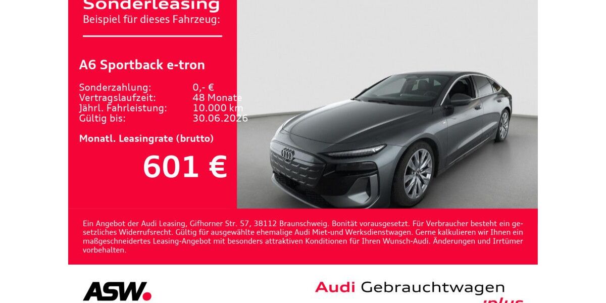 Audi A6 e-tron 9.300 km 60.960 &euro; Heilbronn 74074