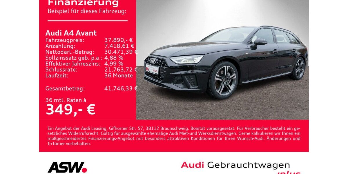 Audi A4 54.900 km 36.790 &euro; Heilbronn 74074