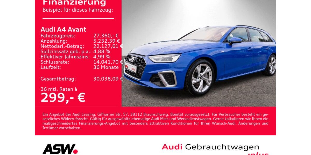 Audi A4 97.500 km 26.490 &euro; Heilbronn 74074