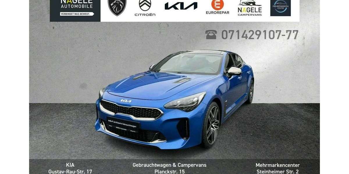 Kia Stinger 40.028 km 41.800 € Bietigheim-Bissingen 74321