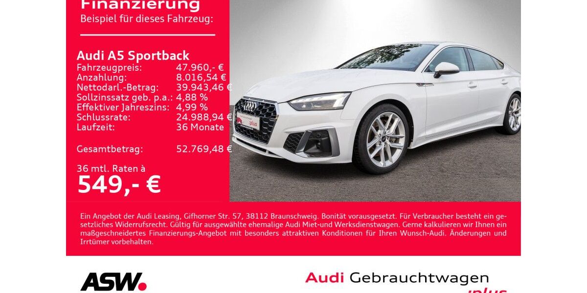 Audi A5 17.990 km 46.790 &euro; Heilbronn 74074
