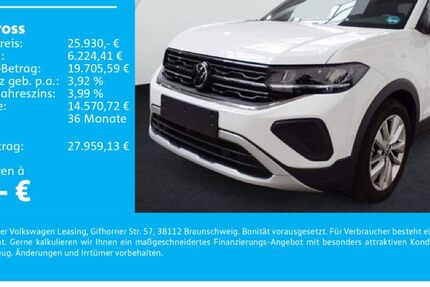 VW T-Cross 22.700 km 25.930 € Sinsheim 74889