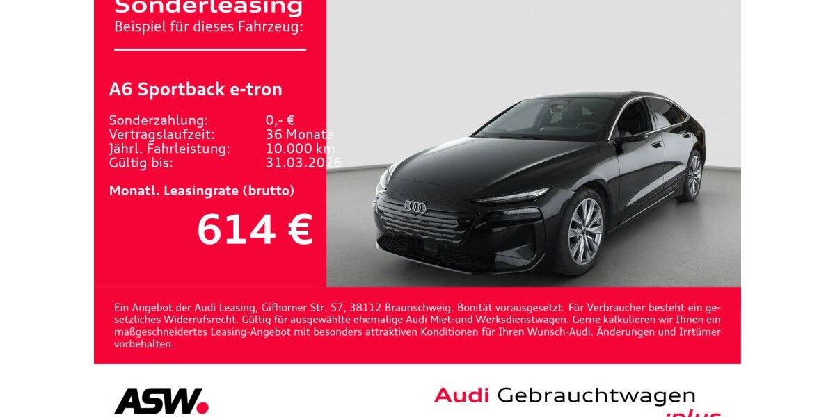 Audi A6 e-tron 8.700 km 67.430 &euro; Heilbronn 74074