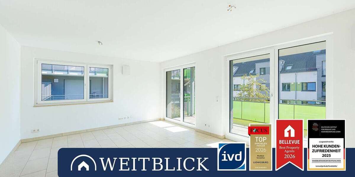 Etagenwohnung Ludwigsburg Pflugfelden - 4 Zimmer, 91 m&sup2;, 459.000&euro; | Angebot:27658178