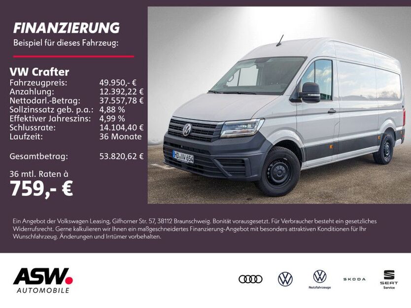 VW Crafter 59.900 km 49.950 € Weinsberg 74189