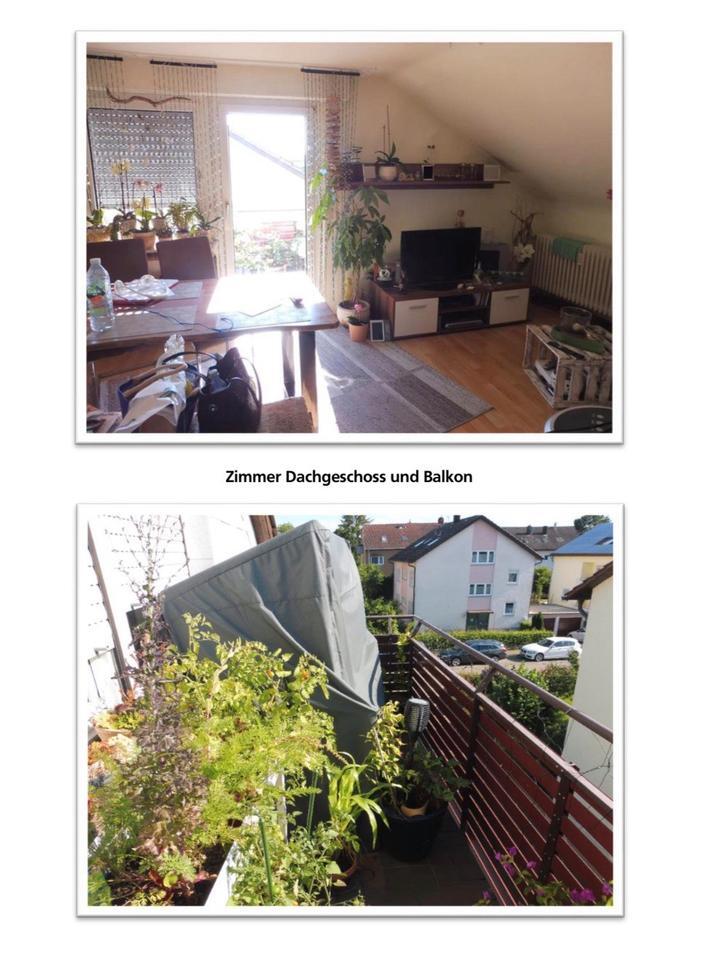 3-4- Zimmer- Dachgeschosswohnung mit Balkon zimmer