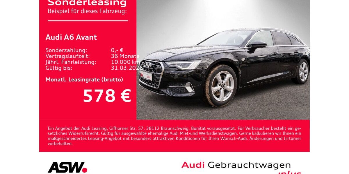 Audi A6 29.400 km 53.330 &euro; Heilbronn 74074