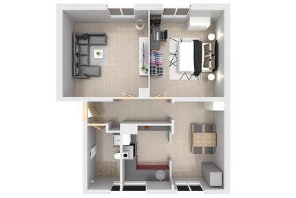 2,5 Zimmer - möbilierte Wohnung 2.5 zimmer