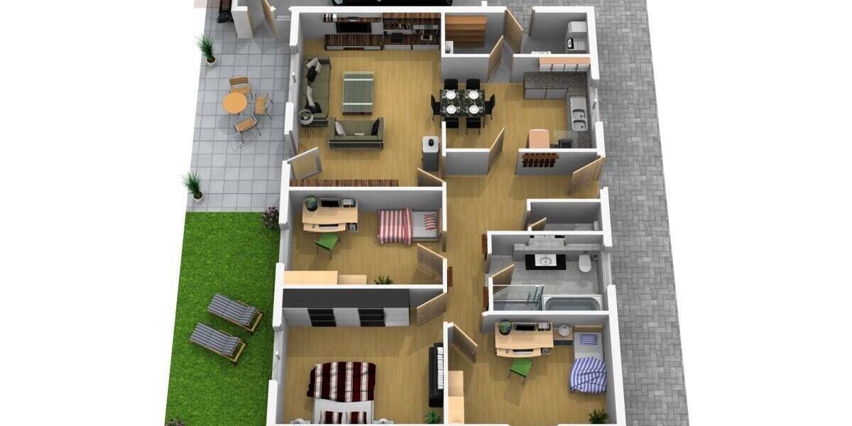 Bungalow Kirchardt - 4 Zimmer, 120 m&sup2;, 489.000&euro; | Angebot:25737340