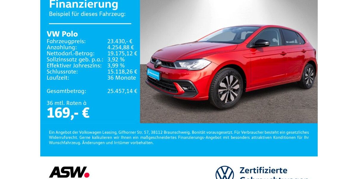VW Polo 9.600 km 23.430 &euro; Bad Rappenau 74906