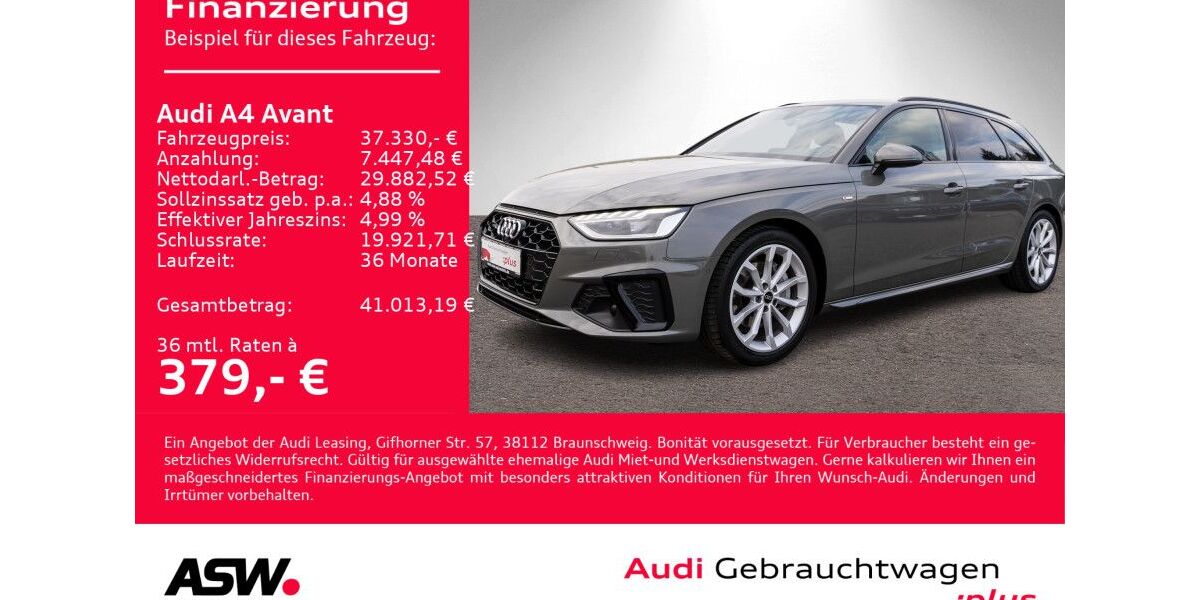 Audi A4 75.214 km 36.330 &euro; Heilbronn 74074
