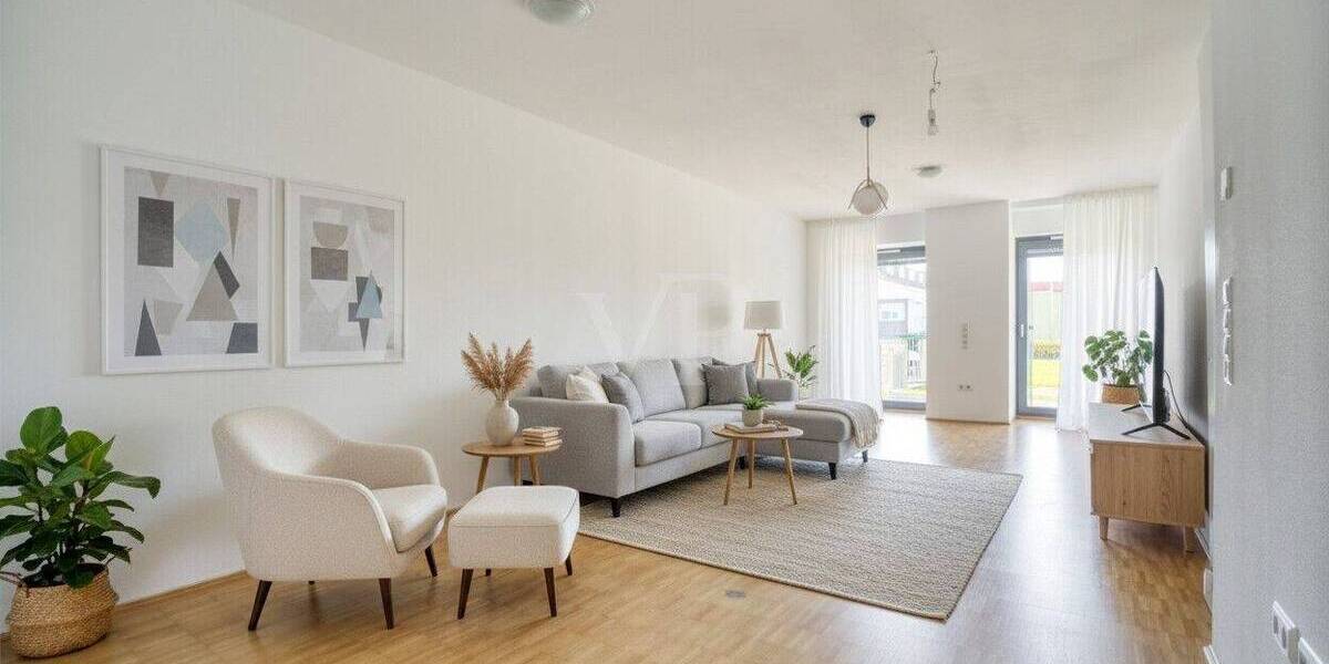 Moderne 2-Zimmer-Wohnung mit überdachter Terrasse - nur wenige Meter vom Bildungscampus Heilbronn 2 zimmer