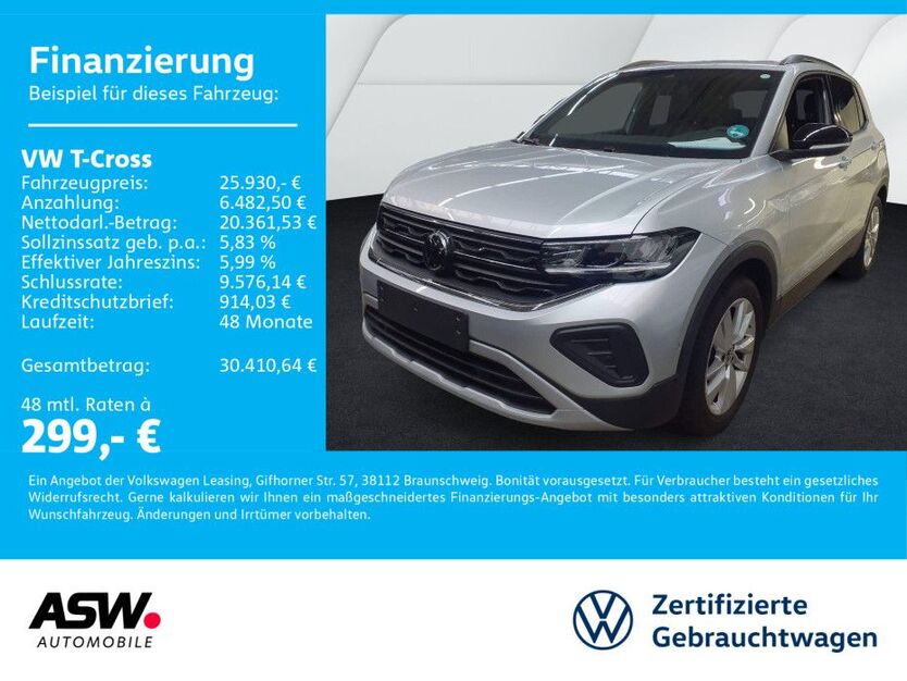 VW T-Cross 25.300 km 25.930 € Sinsheim 74889