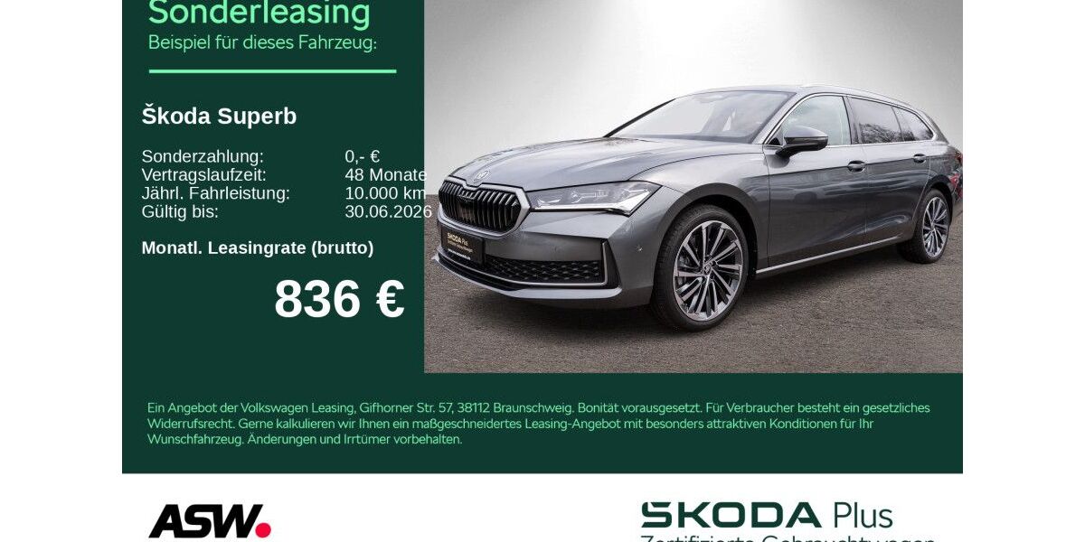 Skoda Superb 17.990 km 62.930 &euro; Heilbronn 74076