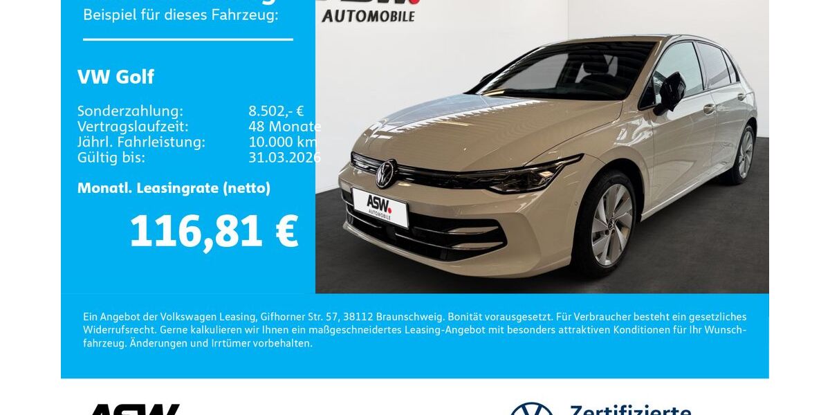 VW Golf 4.900 km 36.360 &euro; Neckarsulm 74172