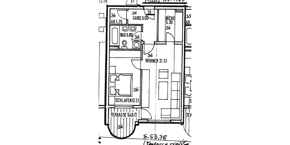 Erdgeschoßwohnung Heilbronn Kernstadt - 2 Zimmer, 54 m&sup2;, 705&euro; | Angebot:26440839