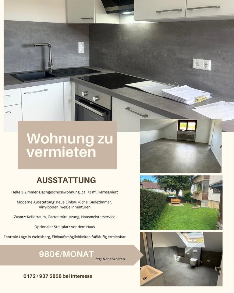 Wohnung hell modern Weinsberg Heilbronn zimmer