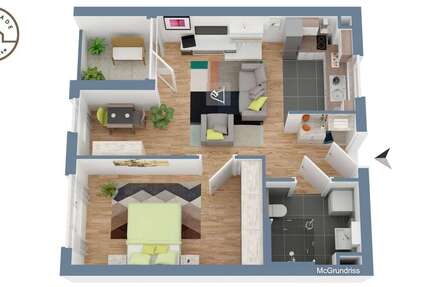 Wohnung Heilbronn Böckingen - 2 Zimmer, 51 m&sup2;, 120.000&euro; | Angebot:24691539