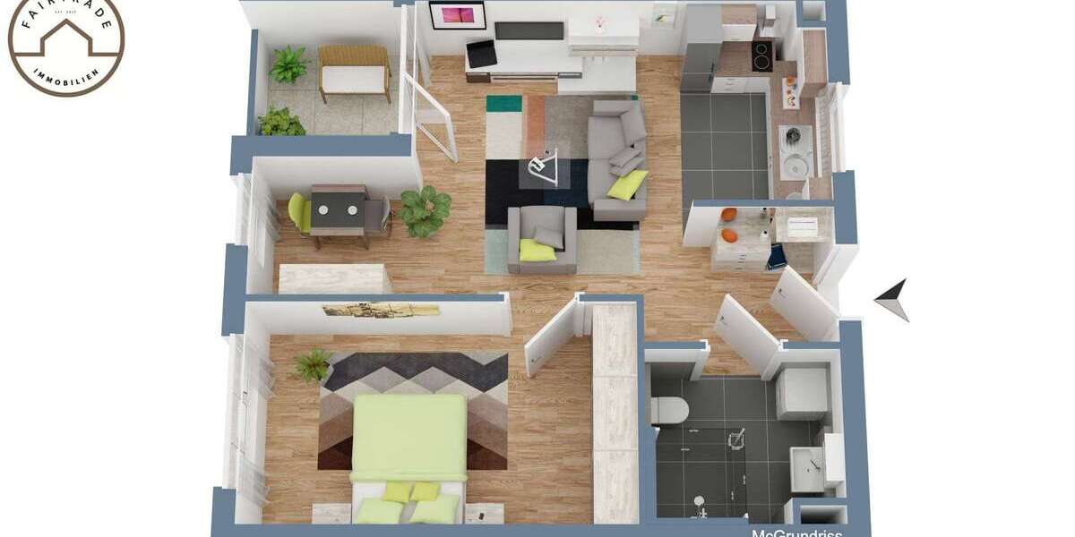 Wohnung zum Kaufen in Heilbronn 120.000 € 51 m² 2 zimmer