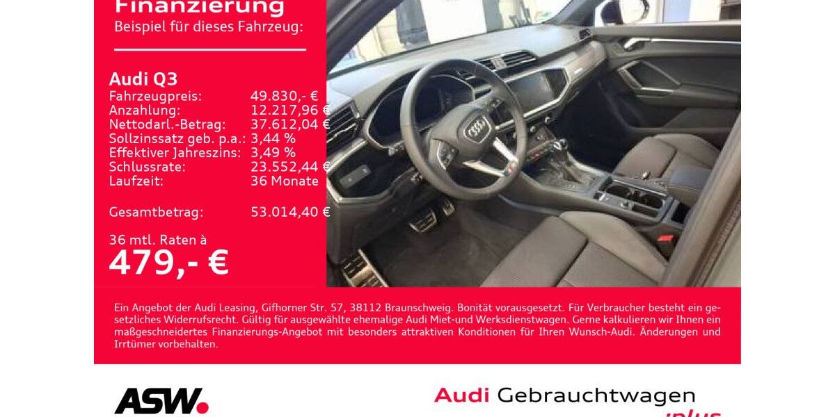 Audi Q3 22.400 km 49.830 € Heilbronn 74074