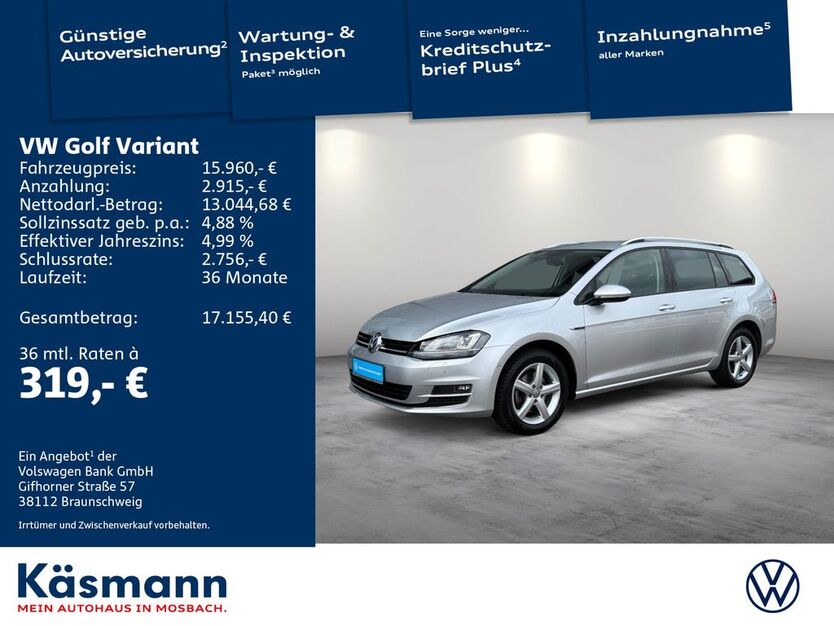 VW Golf 88.714 km 14.980 € Mosbach 74821