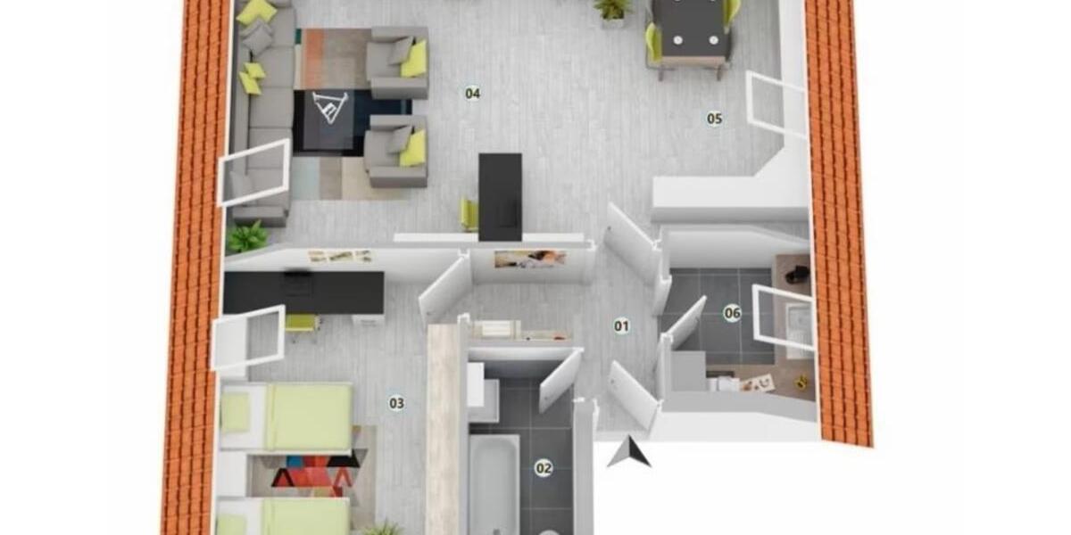 Geräumige 2-Zimmer-Dachgeschosswohnung in Weinsberg 2 zimmer