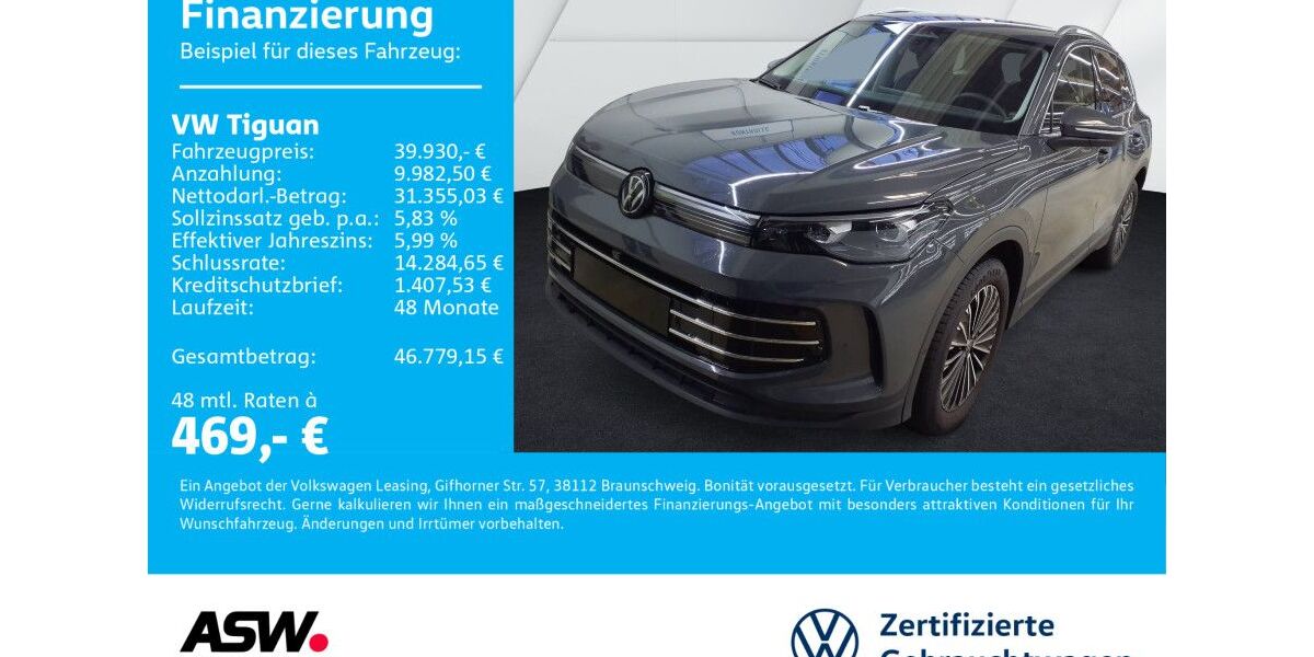 VW Tiguan 29.990 km 39.930 &euro; Neckarsulm 74172
