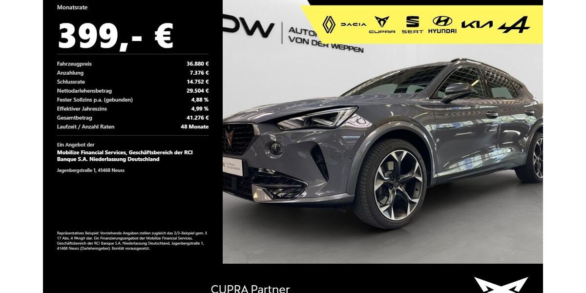 Cupra Formentor 18.700 km 36.880 &euro; Heilbronn 74076