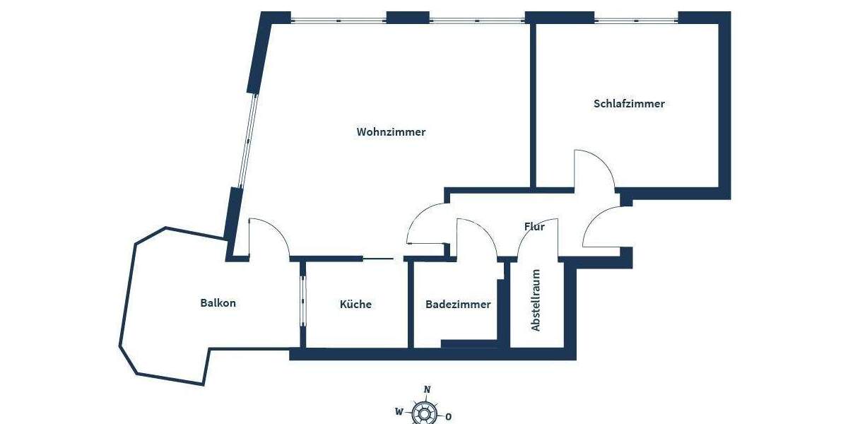 Etagenwohnung Weinsberg - 2 Zimmer, 56 m&sup2;, 189.000&euro; | Angebot:25246534